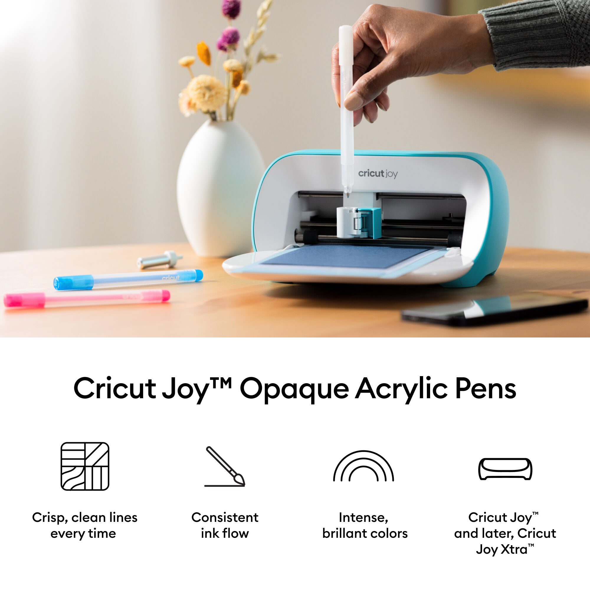 Cricut Joy™ Acrylic Gel Pens, 1.0 mm (3 ct) | Cricut Shop